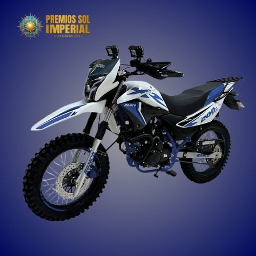 MOTO MARCA RONCO COLOR AZUL