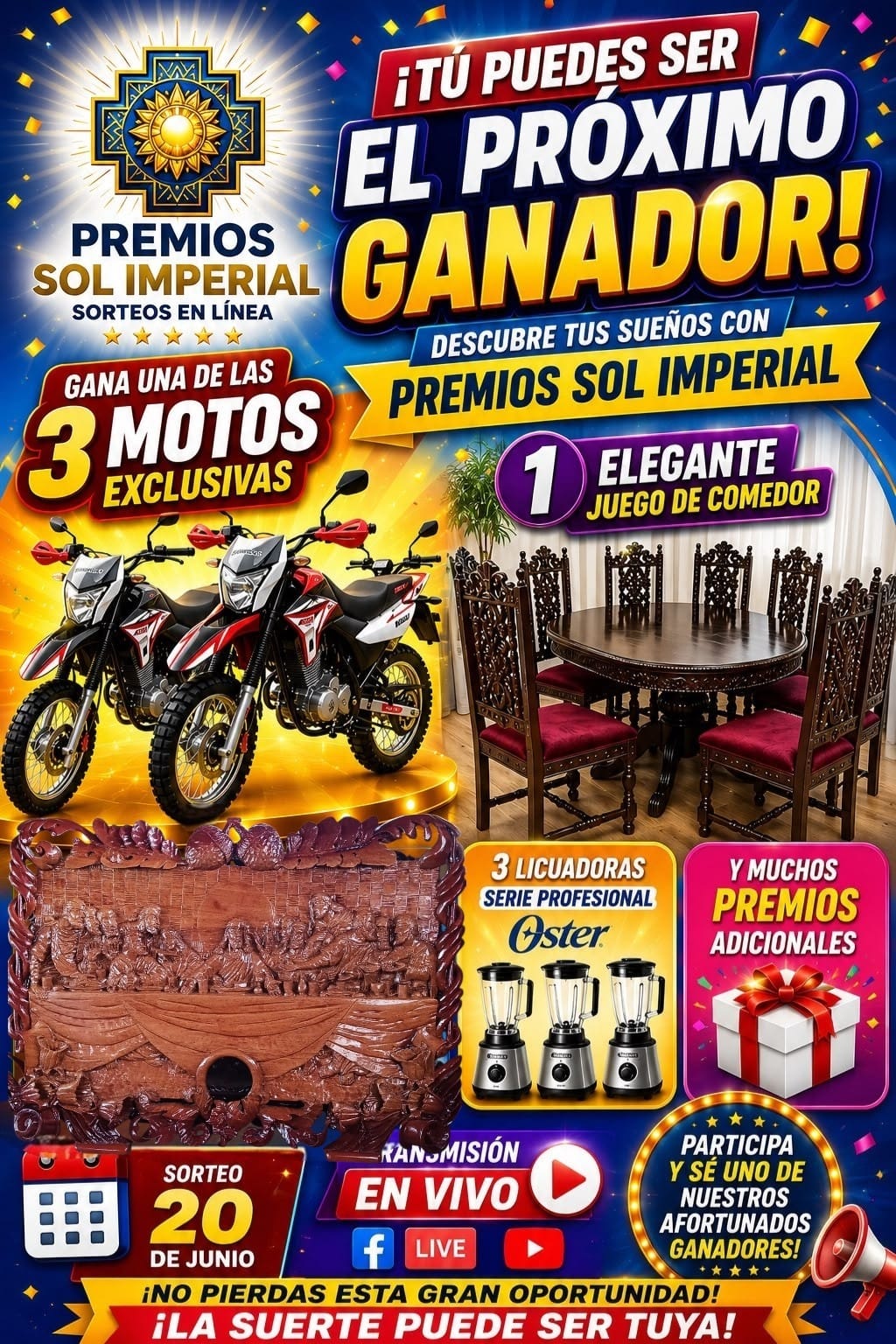 JUNIO CON SUERTE